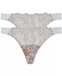 Женские стринги Entice Front Lace 3 шт. в упаковке Skarlett Blue, белый - фото