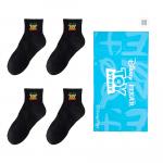 Набор из 4 пар унисекс носков Crew Disney, черный - фото