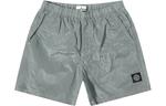 Шорты мужские серо-голубые STONE ISLAND - фото