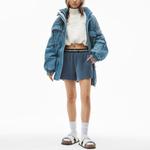 Повседневные шорты женские Alexander Wang, синий - фото 4