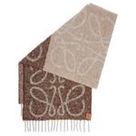 LOEWE Вязаный шарф мужской, Brown - фото 3
