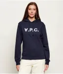 Толстовка regular fit A.P.C, темно-синий - фото