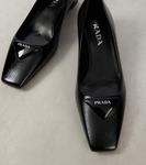 Лакированные туфли-лодочки из сафьяновой кожи Prada, черный - фото 5