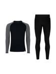 DANISH ENDURANCE Термобелье Merino Baselayer черного/темно-серого цвета - фото