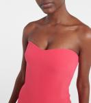 Креповый комбинезон Immie без бретелек Safiyaa, Dahlia - фото 4