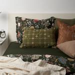 Простыня IKEA ULLVIDE, 150x260 см, темно-зеленый - фото 3