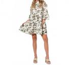 Летнее платье в стиле милитари ASTRID, Army - фото