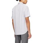 Полосатая рубашка с короткими рукавами THOM BROWNE, белая - фото 6