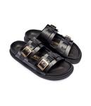 Сандалии женские Birkenstock х St Barths кожаные, черный - фото 3