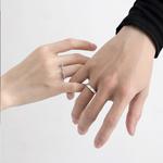 PARAS KORS Пара серебряных колец S925 Unisex - фото 7