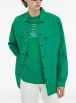 Жакет с нашивкой-логотипом G-Star RAW, зеленый - фото