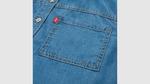 Джинсовый топ Ss для больших девочек S-xl Levi's, Blue Wave Light - Medium Wash - фото 3