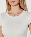 Футболки Cropped fit Tommy Jeans, экрю - фото 4