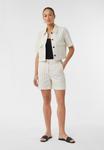 Блуза comma KURZÄRMELIGES OVERSHIRT IM BOXY FIT, Creme/Off-White - фото 2
