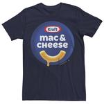 Мужская футболка с рисунком Kraft Mac & Cheese Licensed Character, темно-синий - фото