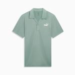 Мужская рубашка-поло Puma Essentials, зеленый - фото 4