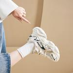 Кроссовки AGSDON Chunky Sneakers Women's Low-Top, бежевый - фото 9