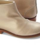 Ботильоны Giara из металлизированной кожи Bonpoint, бежевый - фото 4