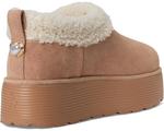 Женские клоги Stuart Weitzman Socharming Shearling Flatform, New Camel/Cream - фото 5
