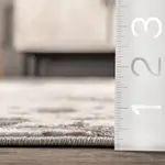 Современный коврик с рисунком змеи Tilda nuLOOM, 152x244 см, бежевый - фото 3