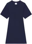 Courrèges платье-футболка мини, синий - фото