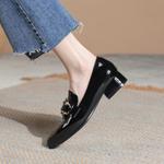 Лоферы Safiya 3 см женские черные - фото 4