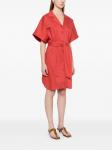 LIU JO платье-рубашка мини, красный - фото 3