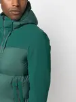 Пуховик с капюшоном Herno, зеленый - фото 5