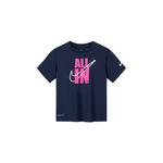 Футболка Air Force 3 для подростков Nike, индиго - фото