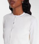 Укороченный кардиган Atalanta Galvan, белый - фото 4