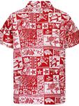 Рубашка King Kameha Puzzle, красный - фото 2