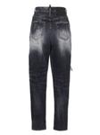 Dsquared2 прямые джинсы с эффектом потертости, черный - фото 2