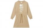 Детское платье Burberry Kids, цвет Beige - фото
