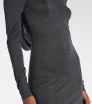 Мини-платье Rayne из шелка и кашемира Aya Muse, Charcoal - фото 5