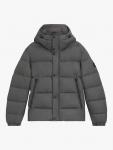 Куртка BOSS с капюшоном утепленная HUGO BOSS, Open Grey - фото 4