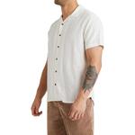 Мужская рубашка Beat Stripe SS RVCA, Cloud - фото 2