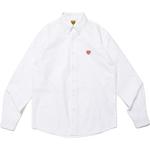 Хлопковая рубашка на пуговицах HUMAN MADE, синяя - фото 6