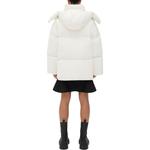 Пуховик женский белый Bottega Veneta - фото 3