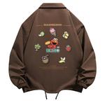 Ветровка Унисекс SESAME STREET, Кофейный - фото