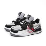 Низкие кеды для скейтборда унисекс черно-белые BURCOME - фото 3