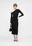 Платье Even&Odd Jersey dress, Black - фото 2