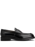 Tod's лоферы с тисненым логотипом, черный - фото
