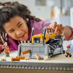 Детский конструктор Lego желтый Bulldozer With Front Loader, желтый - фото 5