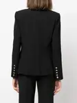 Двубортный блейзер L'Agence, черный - фото 4