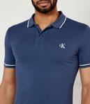 Рубашка поло Slim fit Calvin Klein Jeans, синий - фото 4