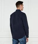 Рубашка мужская Guess Jeans с карманом и логотипом, синий - фото 3