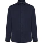 Рубашка Long Sleeved Buttoned Shirt Brunello Cucinelli, синий - фото 3