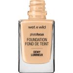 Photo Focus Foundation Dewy – МЯГКИЙ БЕЖЕВЫЙ wet n wild, 28 ml - фото 2