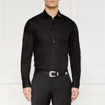 Рубашка Elisha очень узкого кроя Hugo, черный - фото