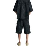 Джинсовые шорты мужские синие Zara, синий - фото 4